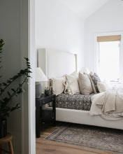 Load image into Gallery viewer, Willow | Deep Blue & Sage Floral Pillow Cover