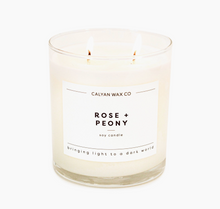 Load image into Gallery viewer, Rose and Peony Candle