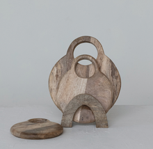 Load image into Gallery viewer, Mango Wood Cutting Board Set