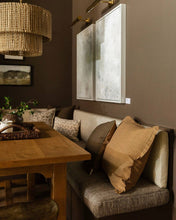 Load image into Gallery viewer, Cedar Brown Woven Stripe Pillow Cover