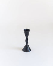 Load image into Gallery viewer, Low Diamond Hand-Forged Iron Candle Stand