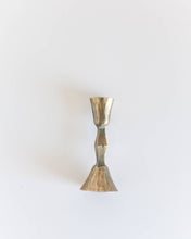 Load image into Gallery viewer, Low Diamond Hand-Forged Iron Candle Stand