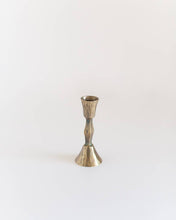 Load image into Gallery viewer, Low Diamond Hand-Forged Iron Candle Stand