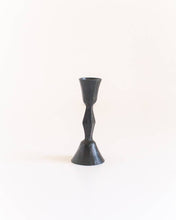 Load image into Gallery viewer, Low Diamond Hand-Forged Iron Candle Stand