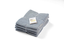 Load image into Gallery viewer, Kitchen Towels Set of 4, Reusable Dish Rags, Upcycled Cotton
