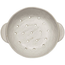 Load image into Gallery viewer, Ivory Stoneware Fruit Bowl 9 inch
