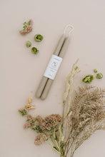 Load image into Gallery viewer, Clay | Dipped Beeswax Taper Candles | All Natural
