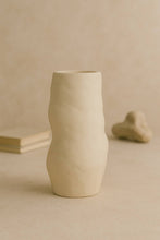 Load image into Gallery viewer, Paper Mache Vase Off-White
