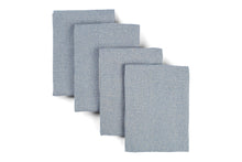 Load image into Gallery viewer, Kitchen Towels Set of 4, Reusable Dish Rags, Upcycled Cotton
