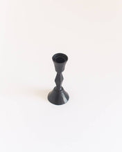 Load image into Gallery viewer, Low Diamond Hand-Forged Iron Candle Stand
