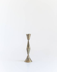 High Diamond Hand-Forged Iron Candle Stand