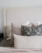 Load image into Gallery viewer, Willow | Deep Blue &amp; Sage Floral Pillow Cover
