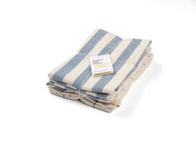 Load image into Gallery viewer, Kitchen Towels Set of 4, Reusable Dish Rags, Upcycled Cotton
