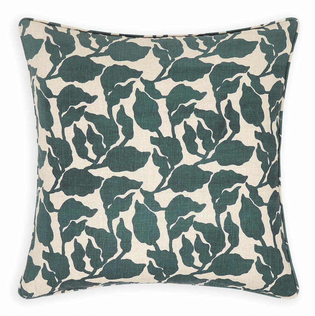 Flores Pillow - Pacific Blue