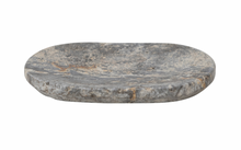 Load image into Gallery viewer, Oval Travertine Soap Dish
