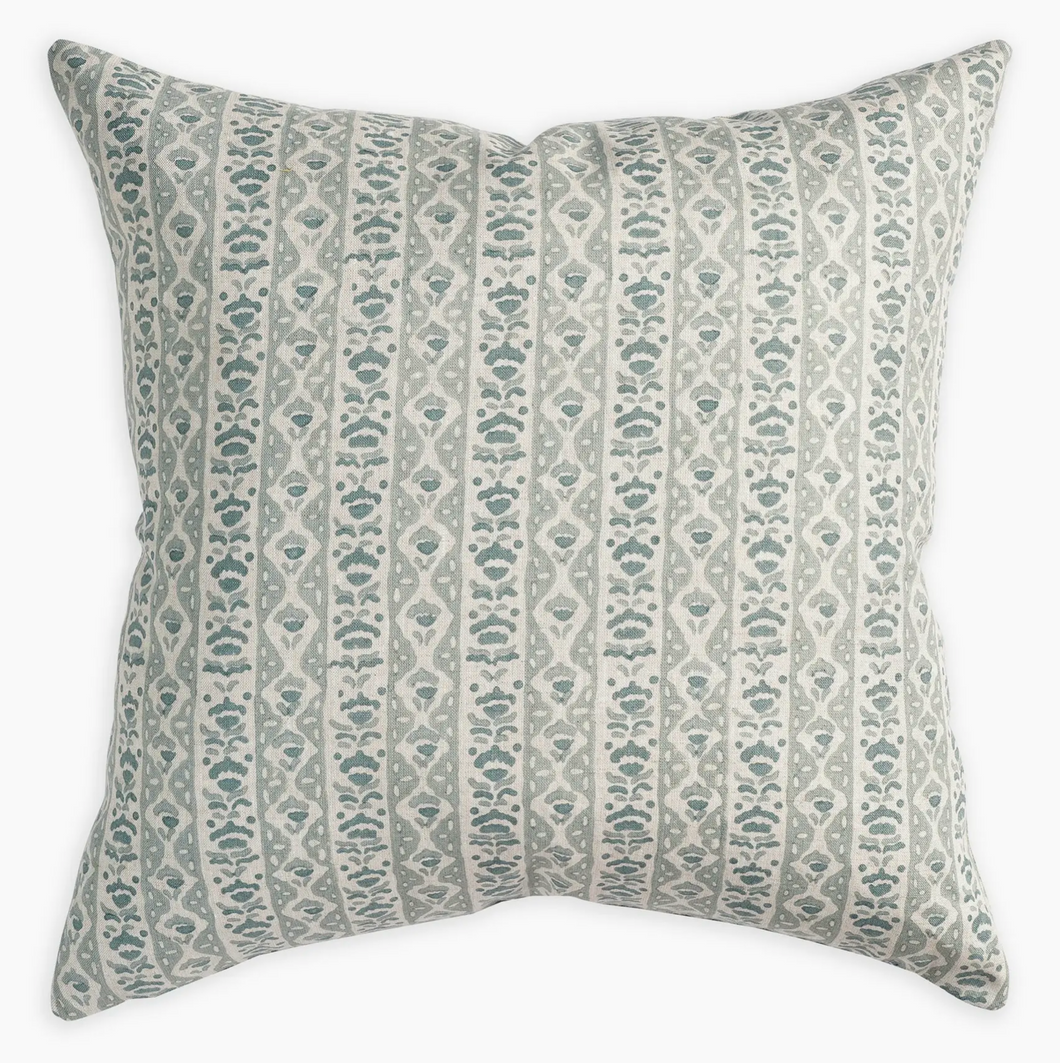 Rialto Celadon Linen Cushion