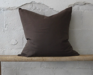 The Nellie Pillow in Coffee- 24 X 24