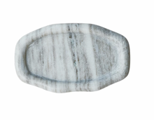 Load image into Gallery viewer, Marble Organic Shaped Tray, Buff Color
