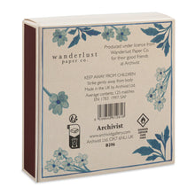 Load image into Gallery viewer, Blue Floral  | Square - Safety Matches
