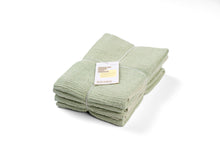 Load image into Gallery viewer, Kitchen Towels Set of 4, Reusable Dish Rags, Upcycled Cotton
