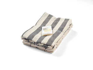 Kitchen Towels Set of 4, Reusable Dish Rags, Upcycled Cotton