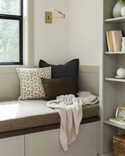 Load image into Gallery viewer, Cedar Brown Woven Stripe Pillow Cover

