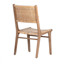 Load image into Gallery viewer, Rattan and Teak Dining Chair
