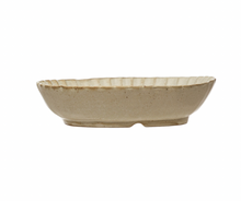 Load image into Gallery viewer, Stoneware Dish with Scalloped Edge
