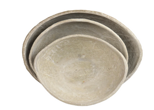 Paper Mache Bowls - Set of 3