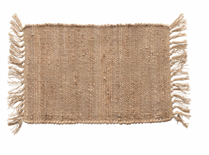 Woven Cotton and Jute Placemat
