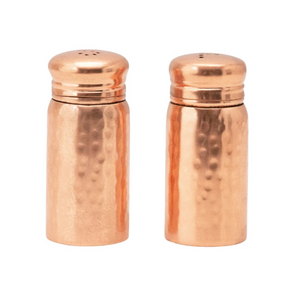 Hammered Salt and Pepper Shakers