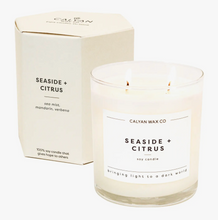 Load image into Gallery viewer, Seaside and Citrus Soy Candle
