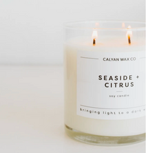 Load image into Gallery viewer, Seaside and Citrus Soy Candle
